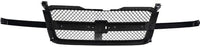 Front Grille Primed Shell & Center Bar With Gray Insert Direct Replacement Compatible With 2003-2007 Chevrolet Silverado 1500 GM1200557 19168630