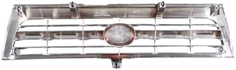 Front Grille Assembly Chrome Shell With Silver Insert Plastic Direct Replacement Compatible With 1996-1998 Toyota 4Runner TO1200202 5311135340