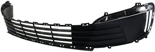 Front Bumper Grille Plastic Direct Replacement Compatible With 2016-2017 Kia Rio KI1036138 865601W500