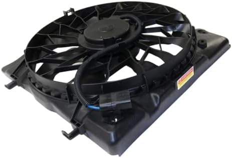 Front Radiator Cooling Fan Assembly Plastic Direct Replacement Compatible with 2016-2020 Kia Optima KI3115147 25380D5280
