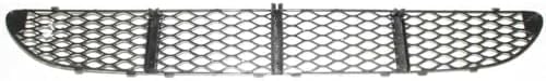 Front Bumper Center Grille Textured Plastic Direct Replacement Compatible With 2005-2006 Mercedes Benz E-Class MB1036106 2118850053