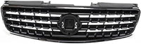 Front Grille Chrome Shell With Painted Dark Gray Insert Direct Replacement Compatible With 2005-2006 Nissan Altima NI1200213 62070ZB000