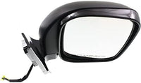 Set Of 2 Front Power Mirror Manual Folding Heated Primed Right Passenger & Left Driver Side Direct Replacement Compatible With 2001-2006 Mitsubishi Montero MI1321155 MI1320155