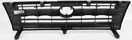 Front Grille Assembly Painted Silver Shell With Black Insert Plastic Direct Replacement Compatible With 1997-2000 Toyota Tacoma TO1200204 5310004060