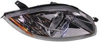 Set Of 2 Front Head Light Assembly Plastic Left Driver & Right Passenger Side Direct Replacement Compatible With 2007-2012 Mitsubishi Eclipse MI2503159 MI2502159 8301B136 8301B135