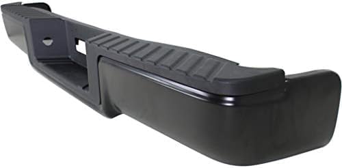 Rear Step Bumper Assembly Steel Without Rear Object Sensor Holes Direct Replacement Compatible With 2006-2008 Ford F-150 / Lincoln Mark FO1103137 8L3Z17906DPTM-PFM