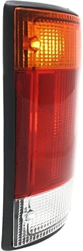 Set Of 2 Tail Light Lens And Housing Right Passenger & Left Driver Side Direct Replacement Compatible With 1992-1994 Econoline Van FO2801115 FO2800115 F2UZ13404A F2UZ13405A