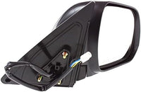 Set Of 2 Front Power Mirror Manual Folding Heated Primed Plastic Right Passenger & Left Driver Side Direct Replacement Compatible With 2008-2013 Toyota Highlander TO1320246 TO1321246