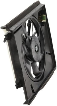 Front Radiator Fan Assembly with Resistor Direct Replacement Compatible with 2010-2013 Kia Soul KI3115134 253802K600 25380B2000
