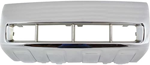 Front Bumper Lower Molding Chrome Plastic Direct Replacement Compatible With 2008-2012 Ford Escape FO1068123 8L8Z8419BA