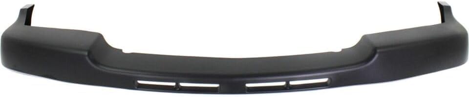 Front Bumper Chrome Steel + Upper Cover Textured + Lower Valance Air Deflector Direct Replacement Compatible With 2001-2002 Chevrolet Silverado 2500HD 3500 GM1002376 GM1051106