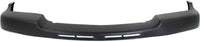 Front Bumper Chrome Steel + Upper Cover Textured + Lower Valance Air Deflector Direct Replacement Compatible With 2001-2002 Chevrolet Silverado 2500HD 3500 GM1002376 GM1051106
