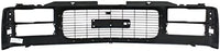 Front Grille Primed Shell And Cross Bar Insert Direct Replacement Compatible With 1994-2000 GMC C/K Series Pickup / 1994-1999 Suburban GM1200357 12375422