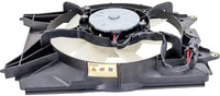 Front A/C Condenser Cooling Fan Assembly Plastic Direct Replacement Compatible with 2012-2015 Honda Civic / 2013-2015 Acura ILX HO3115159 19030RSJE01-PFM
