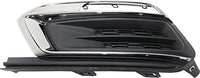 Set Of 2 Front Fog Light Cover Plastic Left Driver & Right Passenger Side Direct Replacement Compatible With 2015 Chevrolet Cruze / 2016 Cruze Limited GM1039184 GM1038184