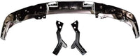Front Bumper Impact Bar Chrome With Brackets Direct Replacement Compatible With 2004-2012 Chevrolet Colorado/GMC Canyon GM1002460 19210442