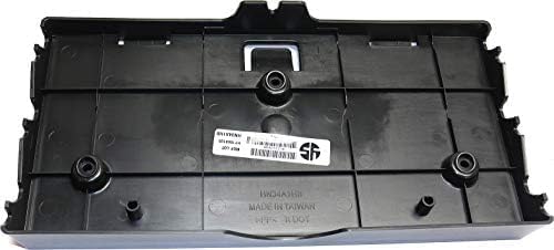 Front License Plate Bracket Textured Plastic with Auto Cruise Control Direct Replacement Compatible with 2017-2018 Hyundai Elantra HY1068105 86519F2020