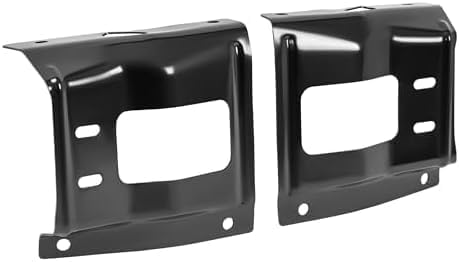Set of 2 Front Bumper Mounting Plate Bracket Right Passenger & Left Driver Side Direct Replacement Compatible with 2008-2010 Ford F-Series Super Duty FO1066173 FO1067173 8C3Z17B985A