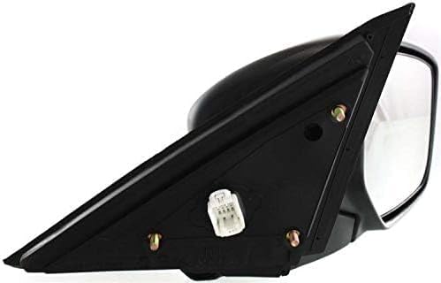 Set Of 2 Front Power Mirrors Manual Folding Non-Heated Primed Left Driver & Right Passenger Side Direct Replacement Compatible With 2008-2012 Honda Accord HO1320230 HO1321230