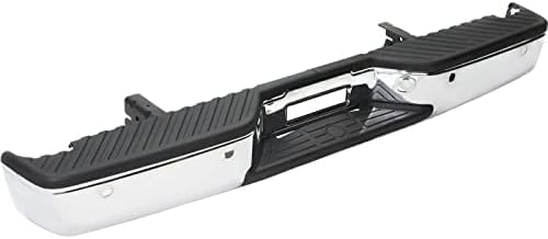 Step Bumper Assembly Chrome Steel Direct Replacement Compatible With 2004-2015 Nissan Titan NI1103111 NI1103118 85010ZJ20B-PFM 85022ZR20B-PFM