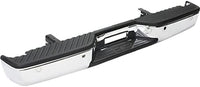 Step Bumper Assembly Chrome Steel Direct Replacement Compatible With 2004-2015 Nissan Titan NI1103111 NI1103118 85010ZJ20B-PFM 85022ZR20B-PFM