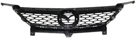 Front Upper Grille Chrome Shell And Insert Without Logo Direct Replacement Compatible With 2010-2012 Mazda CX-9 MA1200190 TE6950710B