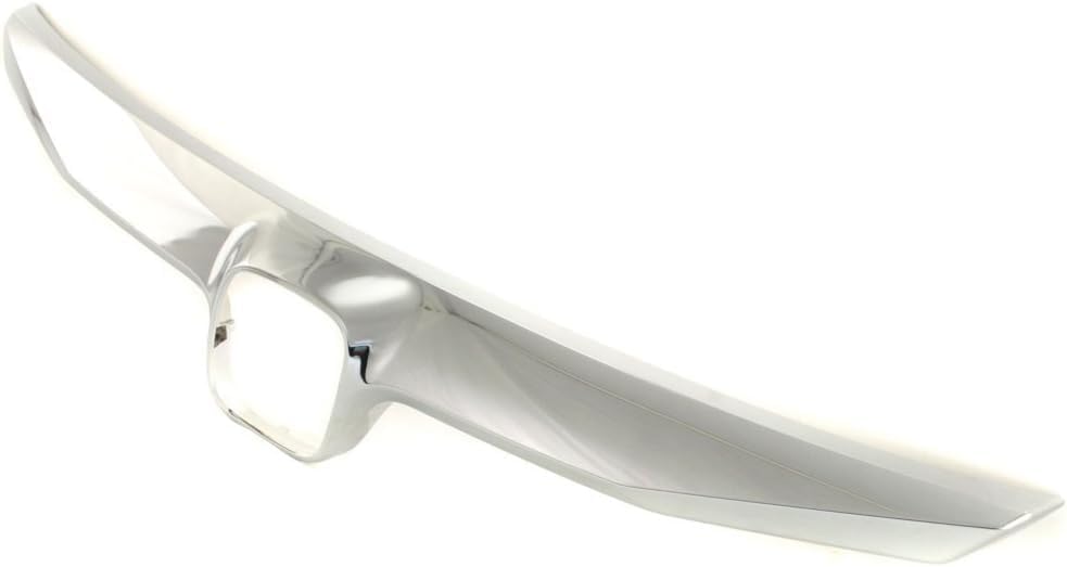 Front Grille Upper Molding Chrome Direct Replacement Compatible With 2009-2011 Honda Civic HO1210127 71122SNAA50