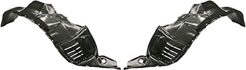 Set of 2 Front Fender Liner Plastic Left Driver & Right Passenger Side Direct Replacement Compatible with 2001-2007 Toyota Highlander TO1251113 TO1250113 5380548030 5380648030