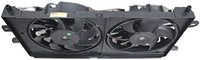 Front Radiator Dual Cooling Fan Assembly Plastic Direct Replacement Compatible with 2004-2008 Pontiac Grand Prix / 2005-2009 Buick Lacrosse GM3115180 89019107-PFM 89018446-PFM