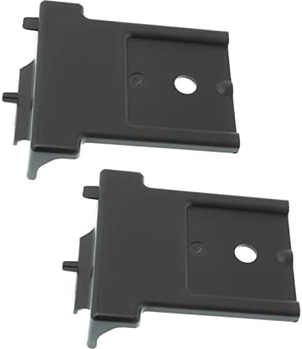 Set of 2 Front Bumper Lower Bracket Plastic Right Passenger & Left Driver Side Direct Replacement Compatible with 2015-2020 Chevrolet Tahoe / 2016-2019 Suburban GM1042134 22936479