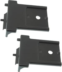 Set of 2 Front Bumper Lower Bracket Plastic Right Passenger & Left Driver Side Direct Replacement Compatible with 2015-2020 Chevrolet Tahoe / 2016-2019 Suburban GM1042134 22936479