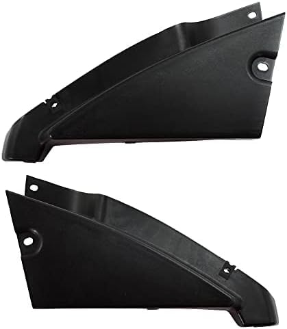 Set of 2 Front Engine Splash Shield Under Covers Right Passenger & Left Driver Side Direct Replacement Compatible with 2008-2013 BMW M3 BM1228183 BM1228182 51757896420 51757896419