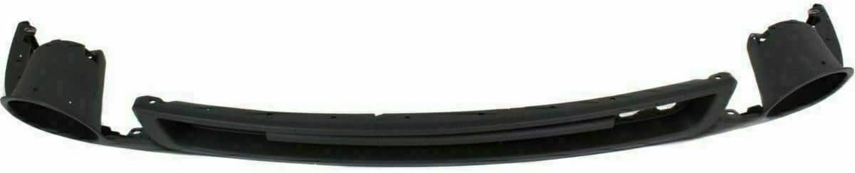 Front Bumper Steel + Upper Cover Primed + Lower Valance Air Deflector + Extension Textured Direct Replacement Compatible With 2007-2013 GMC Sierra 1500 GM1015100 GM1092211 GM1014102