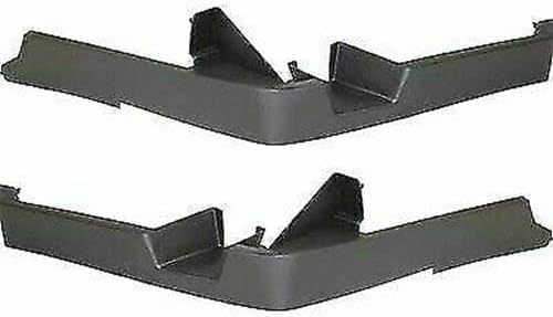 Front Bumper Primed + Upper Cover + Lower Valance Textured + Filler Left Driver & Right Passenger Side Direct Replacement Compatible With 2003-2006 Chevrolet Silverado 1500 GM1051110