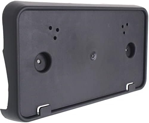 Front License Plate Bracket Textured Plastic Direct Replacement Compatible with 2011-2015 Ford Explorer FO1068136 BB5Z17A385BA