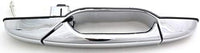 Rear Exterior Door Handle Chrome Left Driver Side Direct Replacement Compatible with 2007-2013 Chevrolet Silverado 1500 2500 3500HD GM1520130 22738725