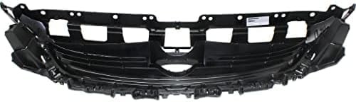Front Grille Assembly Textured Gray Shell and Insert Plastic Direct Replacement Compatible With 2014-2017 Mazda 6 MA1200192 GHP950712E