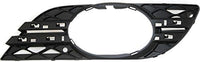 Set Of 2 Front Fog Light Molding Primed Plastic Left Driver & Right Passenger Side Direct Replacement Compatible With 2007-2009 Mercedes Benz E-Class MB1039115 MB1038115
