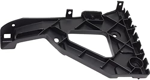 Set Of 2 Front Bumper Bracket Plastic Right Passenger & Left Driver Side Direct Replacement Compatible With 2005-2011 Audi A6 Quattro AU1067100 AU1066100 4F0807228 4F0807227