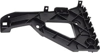 Set Of 2 Front Bumper Bracket Plastic Right Passenger & Left Driver Side Direct Replacement Compatible With 2005-2011 Audi A6 Quattro AU1067100 AU1066100 4F0807228 4F0807227