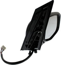 Set Of 2 Front Power Mirror Manual Folding Heated Textured Right Passenger & Left Driver Side Direct Replacement Compatible With 2011-2013 Honda Odyssey HO1320264 HO1321264