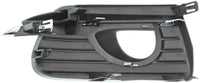 Set Of 2 Front Fog Light Molding Primed With Chrome Trim Plastic Left Driver & Right Passenger Side Direct Replacement Compatible 2014-2017 Infiniti Q50 IN1039105 IN1038105