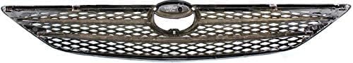 Front grille Assembly Painted Gray Shell And Insert Plastic Direct Replacement Compatible With 2002-2004 Toyota Camry TO1200233 53101AA020