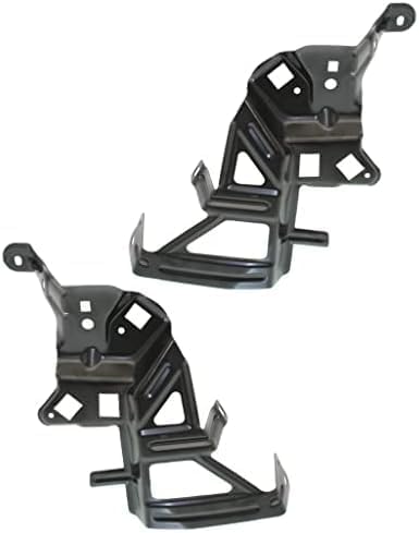 Set of 2 Front Fender Support Bracket Right Passenger & Left Driver Side Direct Replacement Compatible with 2016-2021 Honda Civic HO1245108 HO1244108 60213TBAA00ZZ 60263TBAA00ZZ