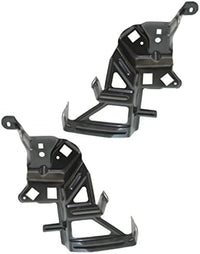 Set of 2 Front Fender Support Bracket Right Passenger & Left Driver Side Direct Replacement Compatible with 2016-2021 Honda Civic HO1245108 HO1244108 60213TBAA00ZZ 60263TBAA00ZZ