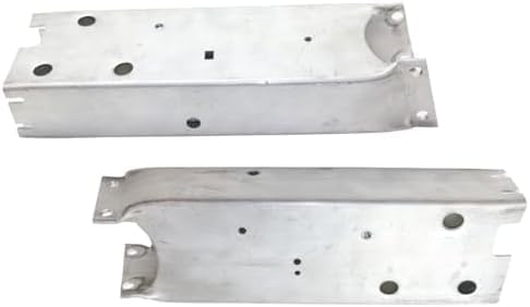 Set Of 2 Front Bumper Bracket Impact Aluminum Right Passenger & Left Driver Side Direct Replacement Compatible With 2015-2018 BMW X4 / 2011-2017 X3 BM1067109 BM1066109 51647274660