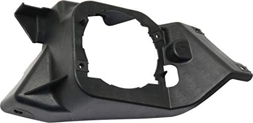 Set of 2 Front Fog Light Bracket Textured Plastic Left Driver & Right Passenger Side Direct Replacement Compatible with 2012-2014 Honda CR-V HO2603102 HO2602102