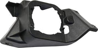 Set of 2 Front Fog Light Bracket Textured Plastic Left Driver & Right Passenger Side Direct Replacement Compatible with 2012-2014 Honda CR-V HO2603102 HO2602102