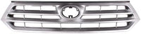 Front Grille Assembly Painted Silver Shell And Insert Direct Replacement Compatible With 2011-2013 Toyota Highlander TO1200346 531010E020