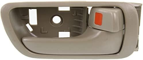 Set of 4 Front Or Rear Interior Door Handle Without Door Lock Hole Left Driver & Right Passenger Side Direct Replacement Compatible with 2002-2006 Toyota Camry IDH010068 IDH010067